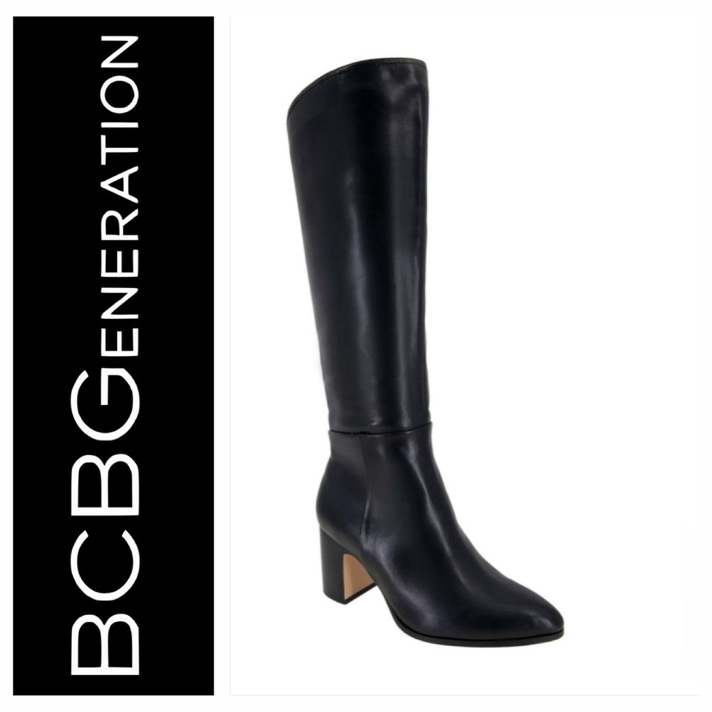 BCBGeneration Women's Sedi Tall Knee-High Boots, Black, size 5M